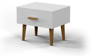 Materasso Noční stolek BIANCA - (š/v/hl): 40 x 41,5 x 40 cm