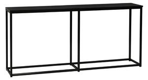 TEMPO Konzolový stolek v industriálním stylu, tmavě šedá grafit / černá, BUSTA