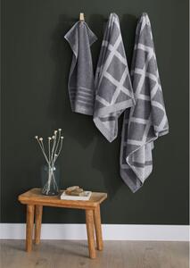 LOOKS by Wolfgang Joop Froté ručník pro hosty, 30 x 50 cm, 2 kusy (tmavě šedá) (100352479001)