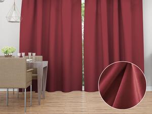 Biante Sametový závěs Velvet Premium SVP-050 Vínově červený - šířka 135 cm 135x190 cm