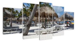 Plážový resort - obrazy (150x70cm)