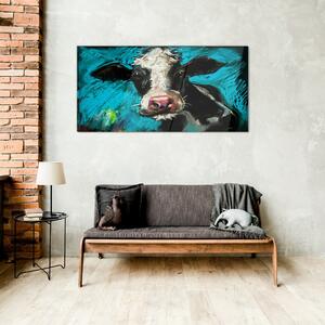 Obraz na skle Obraz na skle Abstrakce zvířecí krávy