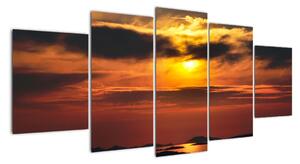 Západ slunce - obraz (150x70cm)