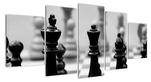 Šachovnice - obraz (150x70cm)