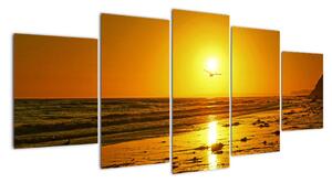 Západ slunce - obraz do bytu (150x70cm)