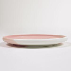 Růžový porcelánový dezertní talíř Kave Home Sayuri 20,2 cm
