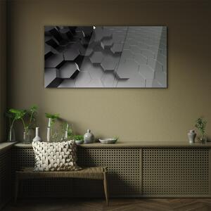 Obraz na skle Obraz na skle Moderní hexagony