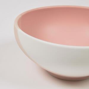 Růžová porcelánová miska Kave Home Sayuri 15,9 cm