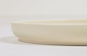 Béžový porcelánový talíř Kave Home Roperta Ø 26,5 cm