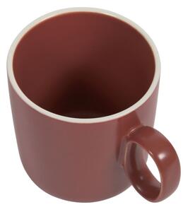 Červený porcelánový hrnek Kave Home Roperta 375 ml