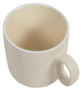 Béžový porcelánový hrnek Kave Home Roperta 375 ml