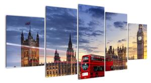 Londýn - moderní obraz (150x70cm)