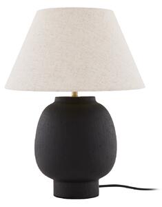 Stolní lampa Globen Lighting, Lorenzo, Černá, Obývací pokoj, Keramika, Skandinávský
