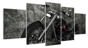 Obrázek motorky - moderní obraz (150x70cm)