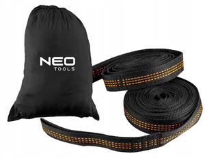 Popruh pro zavěšení houpací sítě Neo Tools 2,5 m 2 ks 15 ok 300 kg