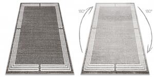 Koberec MATEO 8034/944 ramka - strukturální šedý / béžový