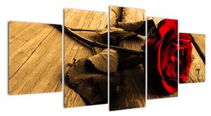 Obraz růže (150x70cm)