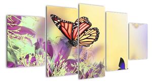 Motýli - obraz (150x70cm)