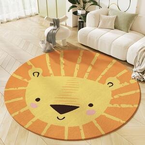 Tribeca Design Kusový kruhový koberec Lion Orange Rozměry: 100x100 cm