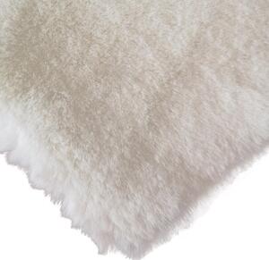 Tribeca Design Kusový kruhový koberec Faux Fur White Rozměry: 120x120 cm