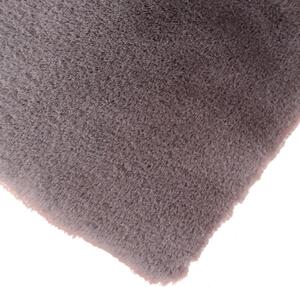 Tribeca Design Kusový kruhový koberec Faux Fur Dark Grey Rozměry: 120x120 cm