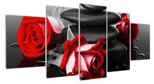 Obraz růží (150x70cm)