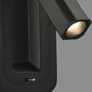 ACB Iluminacion Nástěnné zápustné LED svítidlo BOHEME, 3W, 3000K Barva: Černá, Vypínač: ano