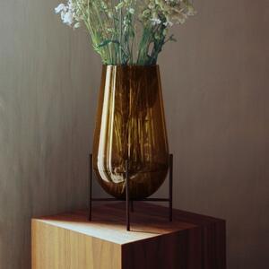 Audo CPH Jantarová skleněná váza AUDO Échasse M 45 cm