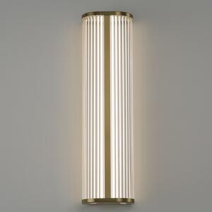 ACB Iluminacion Nástěnné LED svítidlo DIVA, v.60cm, 18W, CRI90, CCT switch 2700-3000K, IP44 Barva: Zlatá, Stmívání, řízení: ON/OFF (bez stmívání)