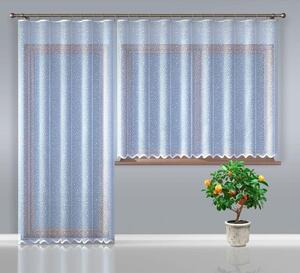DekorTextil Hotová záclona nebo balkonový komplet Loreta - bílá - (šíře x výška): 250 x 120 cm