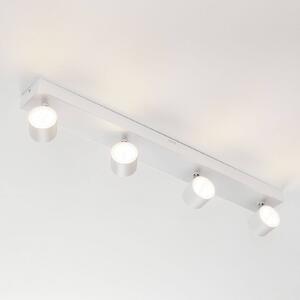 Philips Star LED reflektor bílý 4žár. WarmGlow, stmívatelný, Bílá / opál, Obývací pokoj / jídelna, kov, Moderní