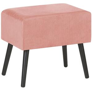 Manšestrový noční stolek růžový EUROSTAR