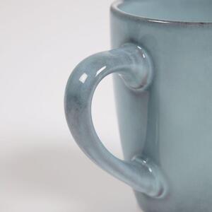 Modrý keramický hrnek Kave Home Airena 370 ml