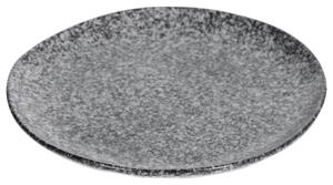 Kave Home Černý keramický dezertní talíř LaForma Airena Ø 20,7 cm