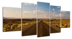 Panorama cesty - obraz (150x70cm)