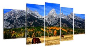 Panorama krajiny - obraz (150x70cm)