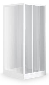 Roth Posuvné sprchové dveře LD3 pro instalaci do niky, nebo v kombinaci s boční stěnou LSB Varianta: posuvné sprchové dveře, šířka: 80 cm, kód produktu: LD3/800 - 215-8000000-04-04, profily: bílá, výplň: Polystyrol - vzor Damp