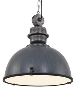 Steinhauer Šedé závěsné světlo Bikkel XXL průmyslový design, stmívatelný, Hliník / šedá / zinek, Obývací pokoj / jídelna, kov, Industriální design