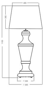 Stolní lampa Roma platinum A225282263