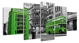 Abstraktní obraz - Londýn (150x70cm)