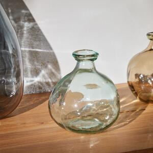Čirá skleněná váza Kave Home Brenna 18 cm