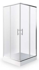 Roth Čtvercový sprchový kout ORLANDO NEO Varianta: rozměry: 80x80 cm, kód produktu: ORLANDO NEO 800 - N0654, profily: brillant, výplň: Matt glass