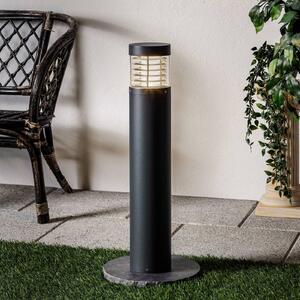 Lucande Lucius LED osvětlení cesty, 65 cm, antracitová, kov, IP54, Černá, Hliník, Moderní