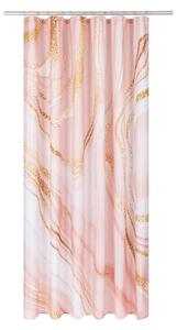LIVARNO home Sprchový závěs, 180 x 200 cm (světle růžová) (100355026001)