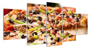 Pizza, obraz (150x70cm)