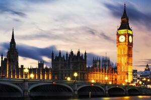 Fototapeta noční Big Ben v Londýně