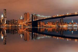 Fototapeta most v Manhattanu
