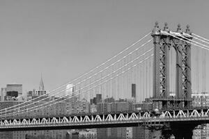 Fototapeta černobílé mrakodrapy v New Yorku