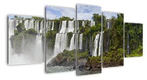 Panorama vodopádů - obrazy (150x70cm)