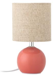 Stolní lampa Bloomingville, Valdis, Pudrová, Obývací pokoj, Keramika, Skandinávský